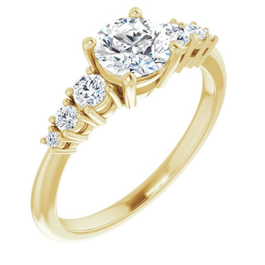 Accented Engagement Ring
