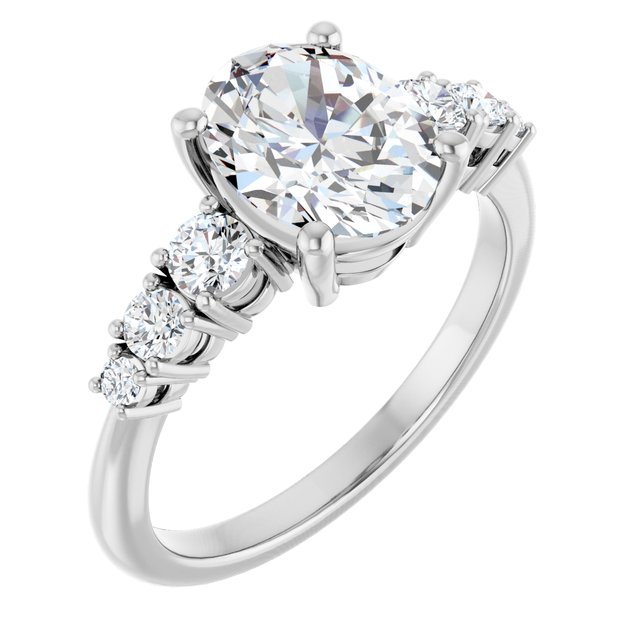 Accented Engagement Ring
