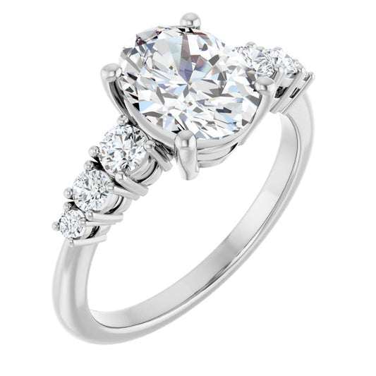 Accented Engagement Ring