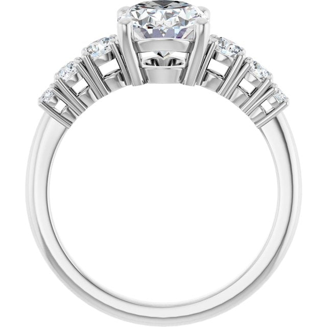 Accented Engagement Ring