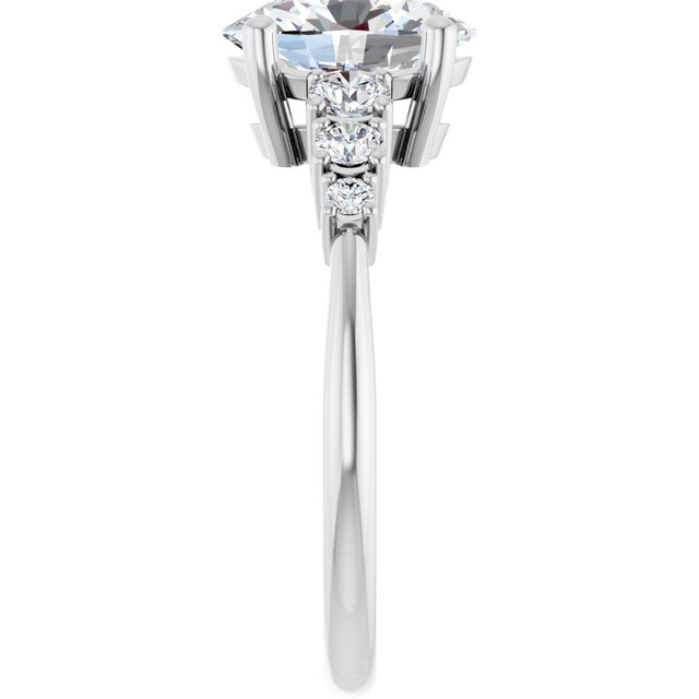 Accented Engagement Ring