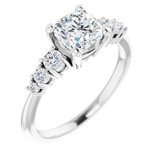 Accented Engagement Ring