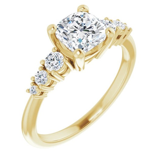 Accented Engagement Ring