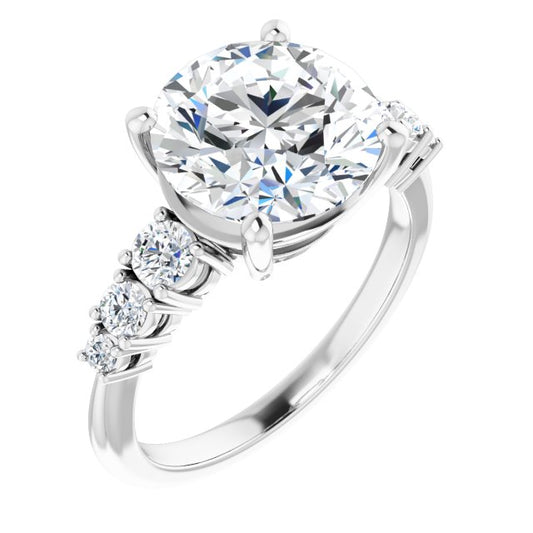 Accented Engagement Ring