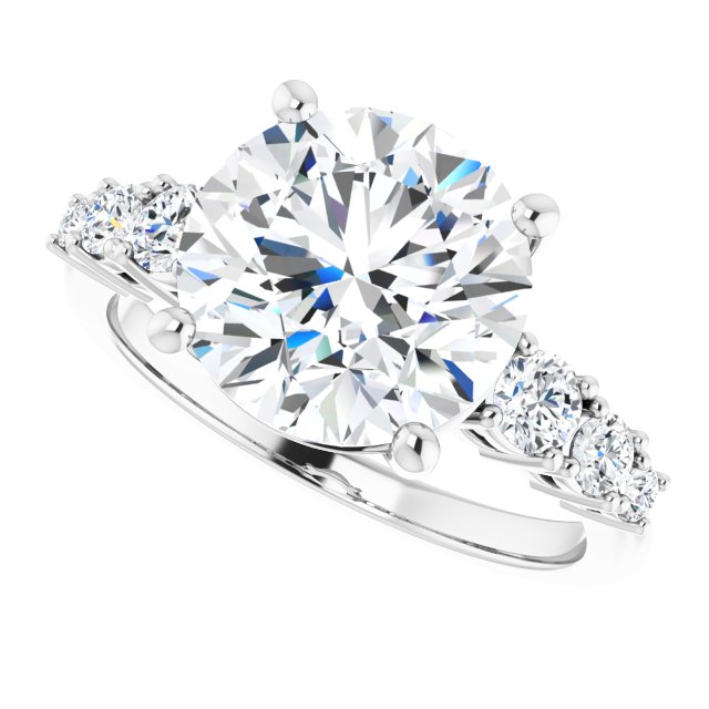 Accented Engagement Ring