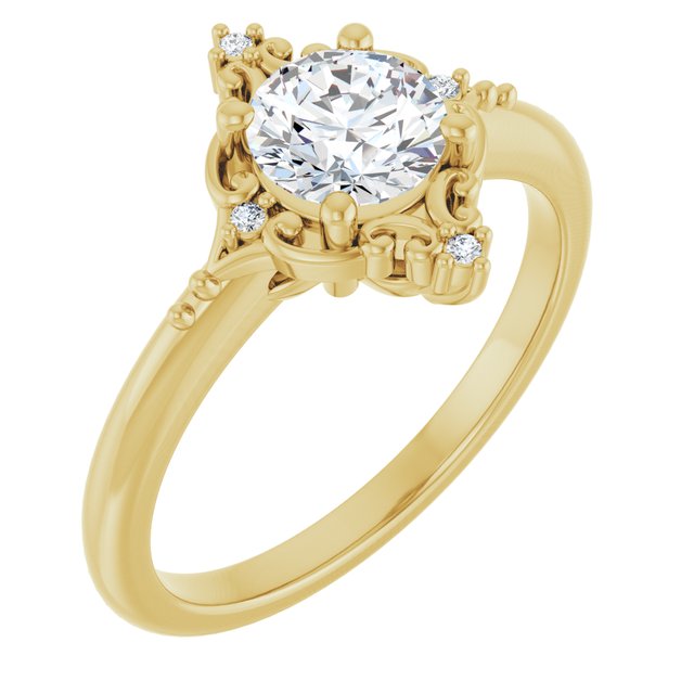 Accented Engagement Ring