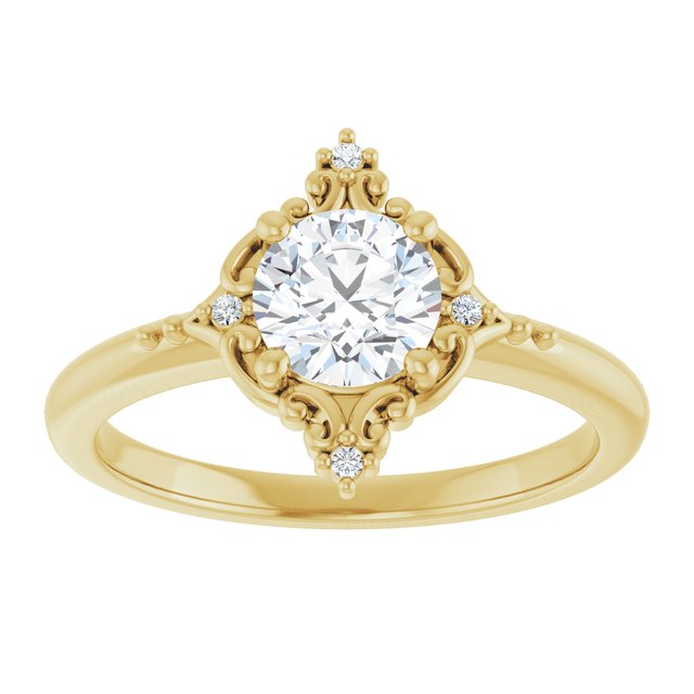 Accented Engagement Ring