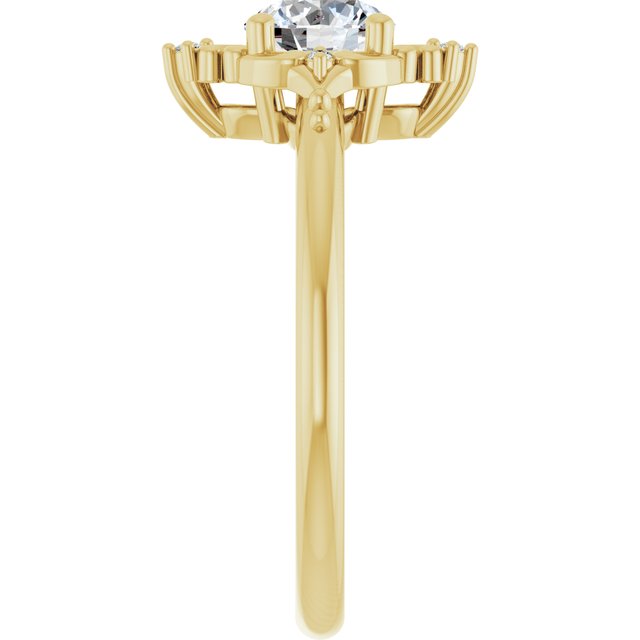 Accented Engagement Ring
