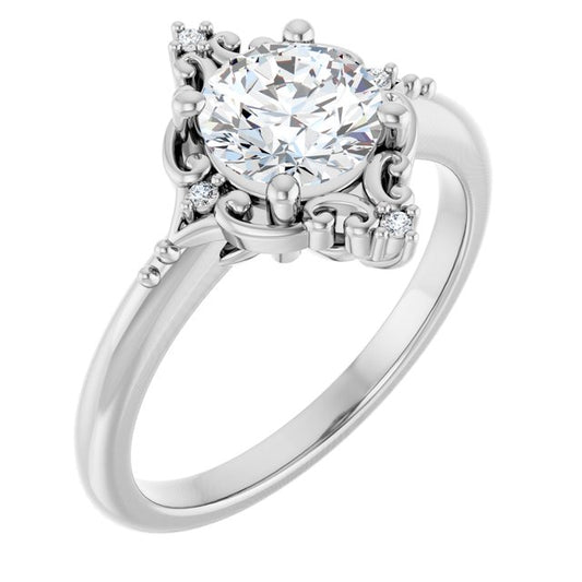 Accented Engagement Ring