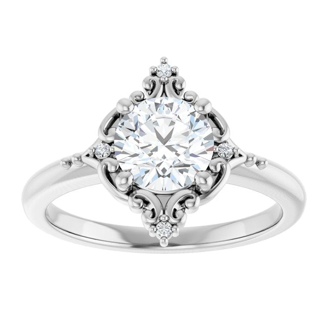 Accented Engagement Ring