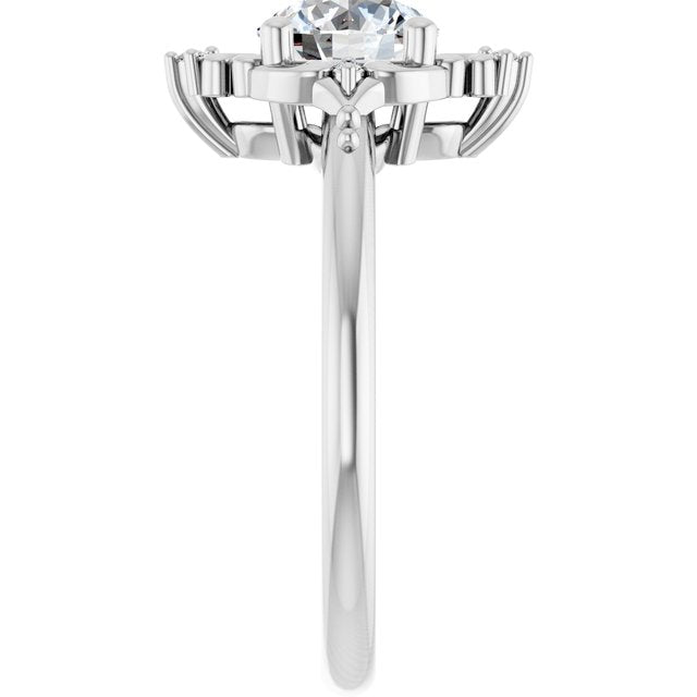 Accented Engagement Ring