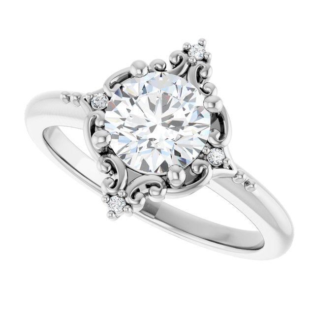 Accented Engagement Ring