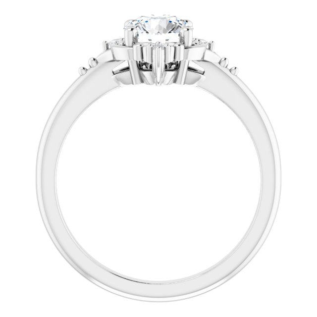 Accented Engagement Ring