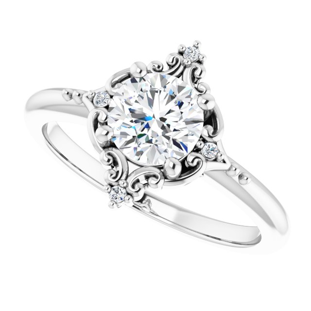 Accented Engagement Ring