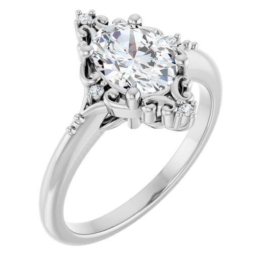 Accented Engagement Ring