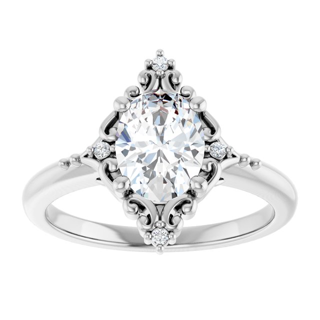 Accented Engagement Ring