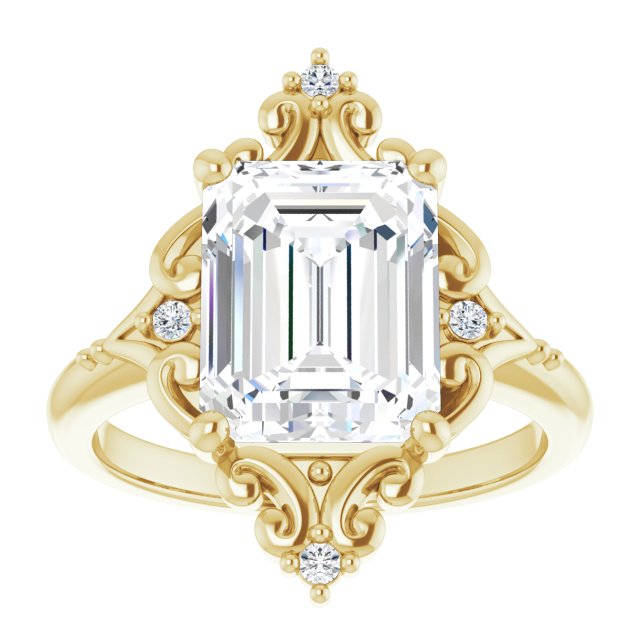 Accented Engagement Ring
