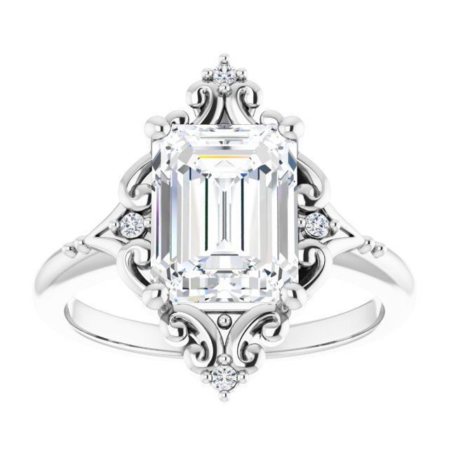 Accented Engagement Ring
