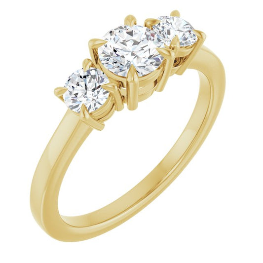 Three-Stone Engagement Ring