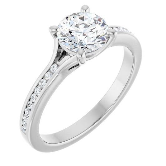 Accented Engagement Ring
