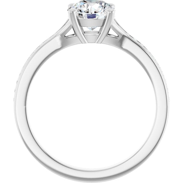 Accented Engagement Ring