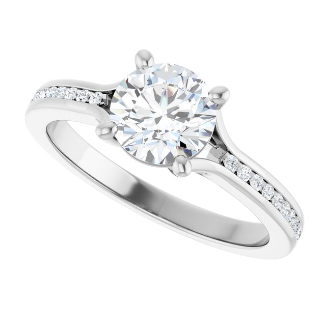 Accented Engagement Ring