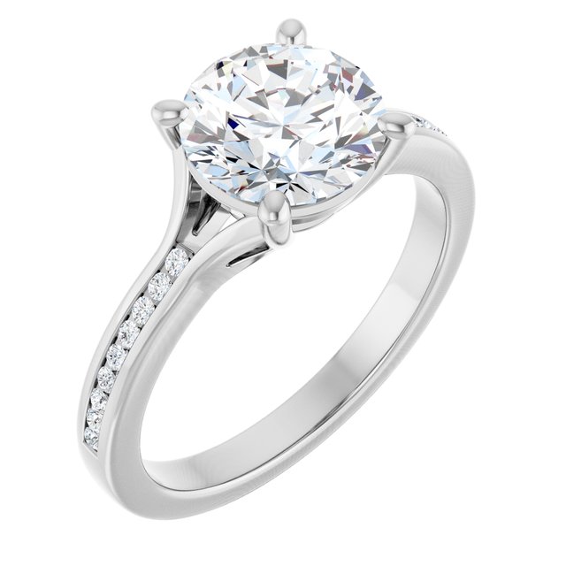 Accented Engagement Ring