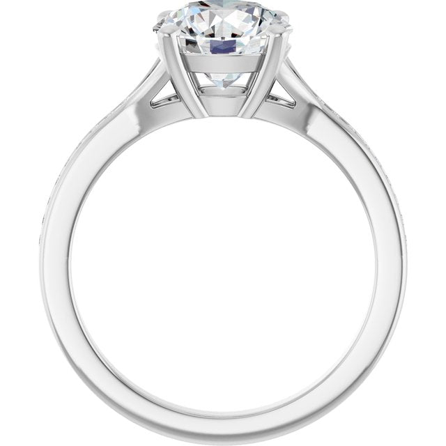 Accented Engagement Ring