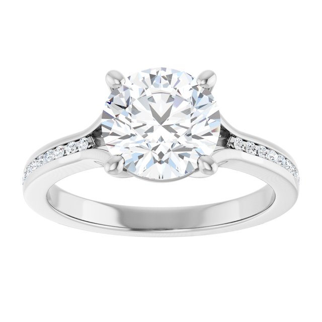 Accented Engagement Ring