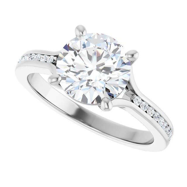 Accented Engagement Ring