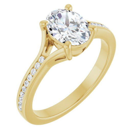 Accented Engagement Ring