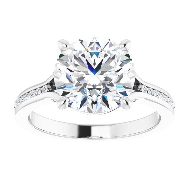 Accented Engagement Ring