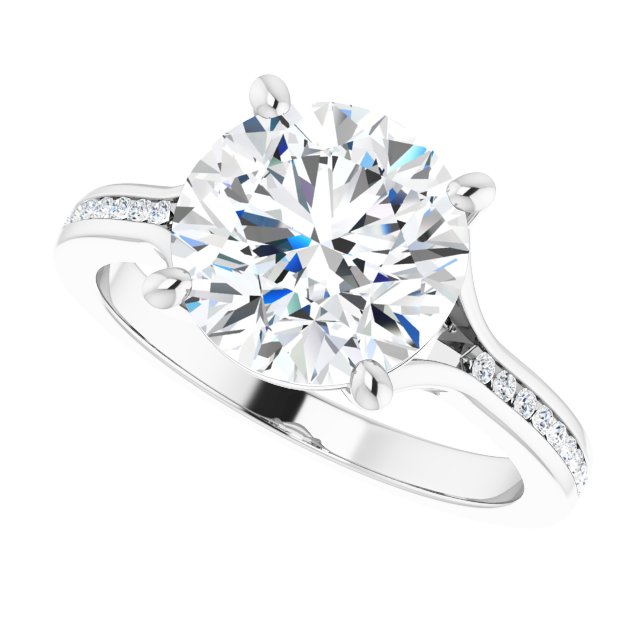 Accented Engagement Ring
