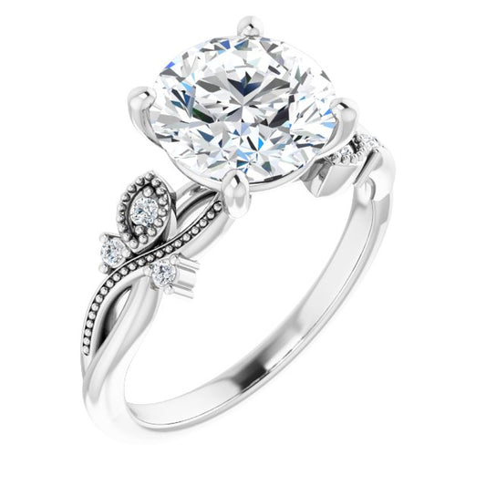 Accented Engagement Ring