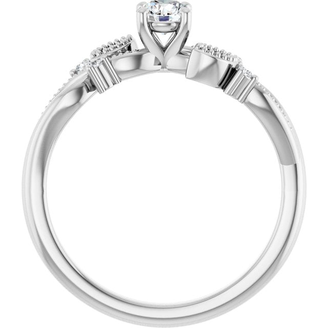 Accented Engagement Ring