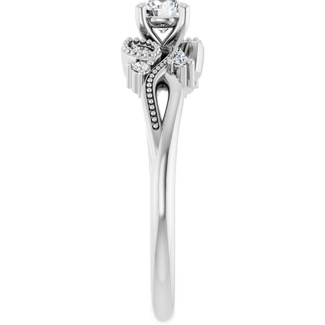 Accented Engagement Ring