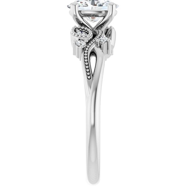 Accented Engagement Ring