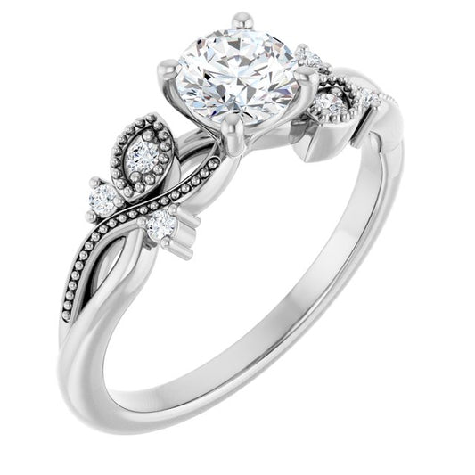Accented Engagement Ring