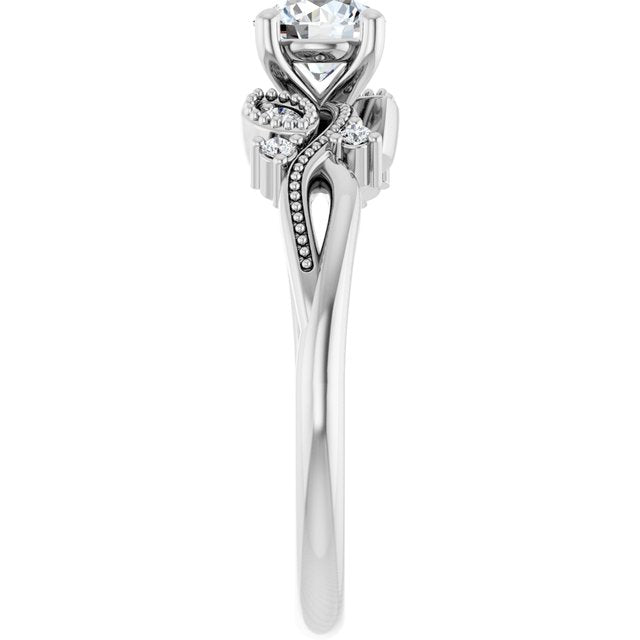 Accented Engagement Ring