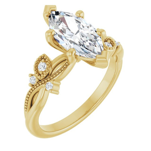 Accented Engagement Ring