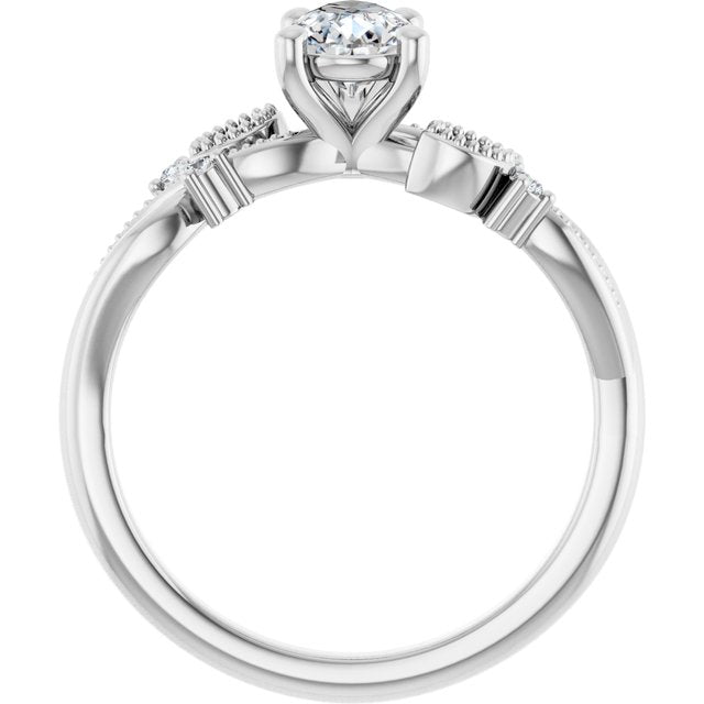 Accented Engagement Ring