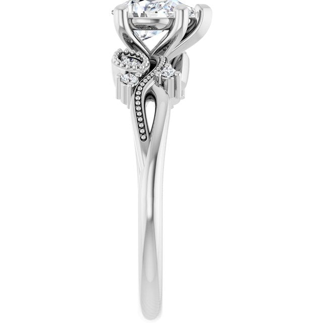 Accented Engagement Ring