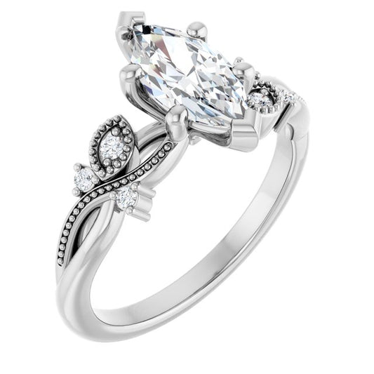 Accented Engagement Ring