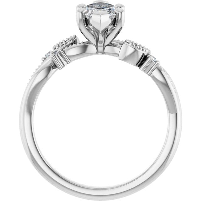 Accented Engagement Ring