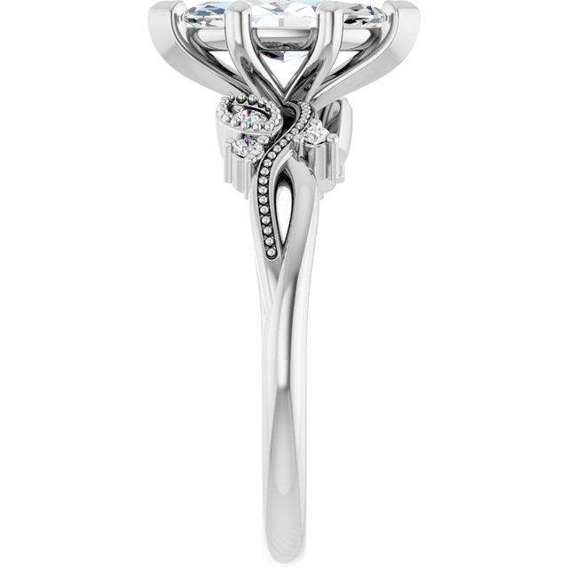 Accented Engagement Ring