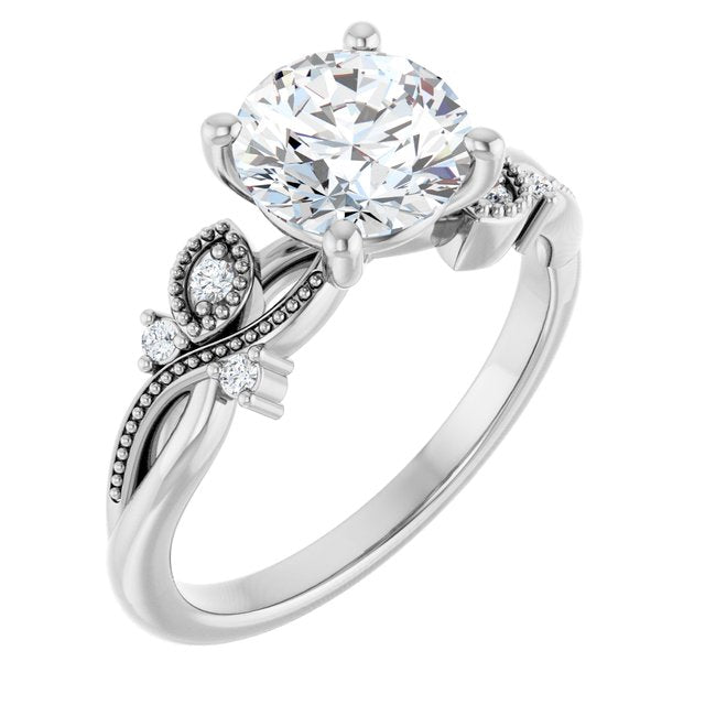 Accented Engagement Ring