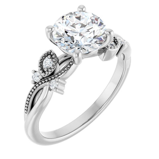 Accented Engagement Ring