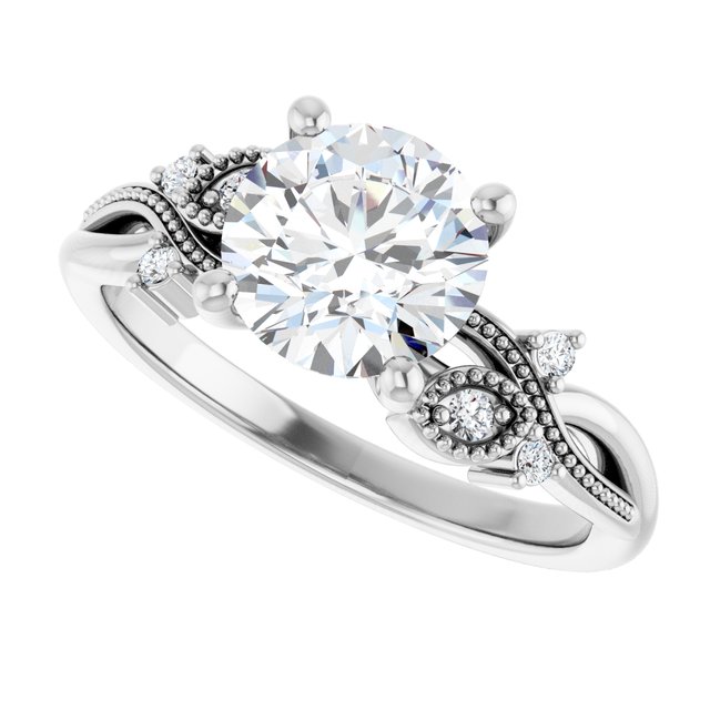 Accented Engagement Ring
