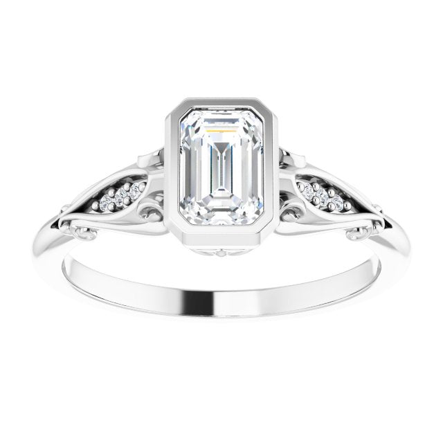 Bezel-Set Engagement Ring