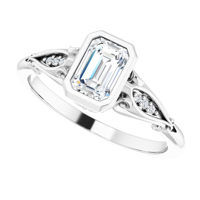Bezel-Set Engagement Ring